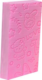 SoftSwiss (New) 2021_Bath Body Shower Sponge - SPA Scrub Exfoliator Dead Skin Remover for Women and Men, (Pack of 1 Pink)