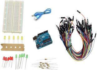 TRUSTECH Basic Starter Kit UNO Breadboard LED Jumper Wire for Educational Electronic Hobby Kit