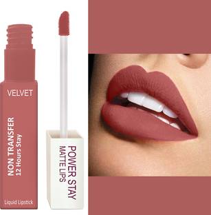 FORFOR Power Stay Long Last Matte Lipstick - Waterproof (12 hrs stay)