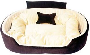 TRANDING STYLISH Luxury Coller Sofas , Beds With Haddi For Dog And Cat XXXL Pet Bed