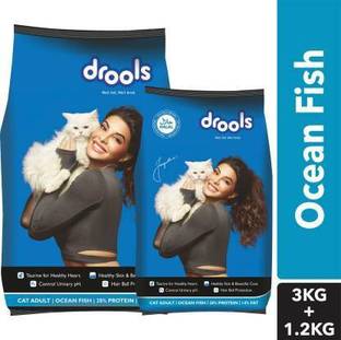 Drools CAT ADULT OCEAN FISH Fish 3 kg (2x1.5 kg) Dry Adult Cat Food