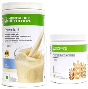 Herbalife Nutrition FORMULA 1KULFI FLAVOUR WITH ACTIVE FIBER COMPLEX SET OF 2 Protein Shake