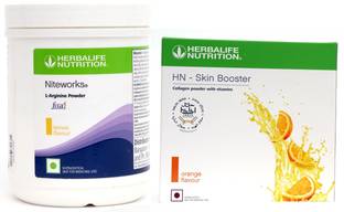 Herbalife Nutrition CARDIOVASCULAR HEALTH NITEWORK + SKINBOOSTER SET OF 2 PCS [ 600G] Plant-Based Protein