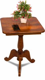 FUREON Side Table mobile snack table for coffee laptop tablet, slides next to sofa couch, wood looks accent furniture Solid Wood End Table