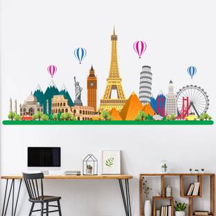 WALLPIK World - Wonders - Monuments - Famous - City - Travel - Decorative - Wall Sticker - WP036