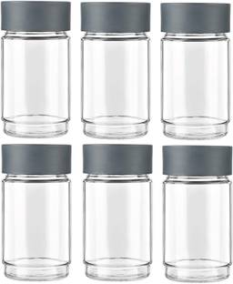 cello Modustack Glass Jar with plastic lid  - 1000 ml काँच यूटीलिटी कंटेनर