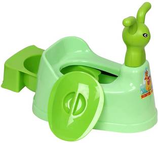 Nabhya Toilet Trainer Baby Potty Seat Scooter Potty with Removable Tray & Closing Lid Potty Seat