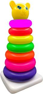 JVTS 7 stackle Stacking Ring Toys for baby Kids (Multicolor)