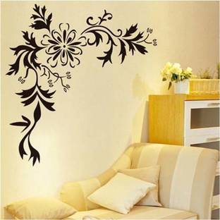 Nnk Decor Size: (24 x 40 Inches) Floral Reusable PVC Wall Stencil for Home Decor B360460 Wall Stencil Stencil