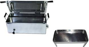 vittico india Type Electric Instrument Sterilizer 14x6x4 (14 * 6 * 4) Inch - 1 Slots (Silver) - 1 Slots