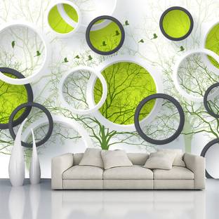 Decorative Production Vinyl Decorative Multicolor Wallpaper