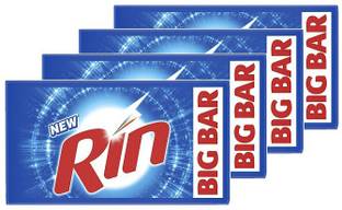 Rin advanced big bar 250 GM soap (PACK OF 4) Dishwash Bar