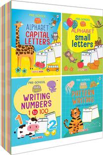 Learn and Practice ABC Capital Letters, Small Letters, Number 1-100, Pattern Writing