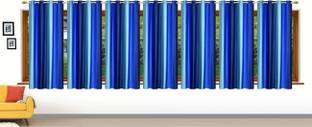 Ruhi Home Furnishing 152 cm (5 ft) Polyester Window Curtain (Pack Of 7)
