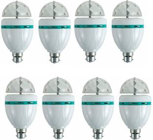 Ajod LED Crystal Rotating Bulb pack of 1 Single Disco Ball
