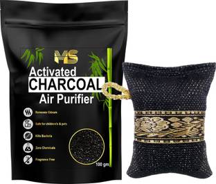 Mini Storify Room Activated Charcoal Air Purifier bag - 100 gm pack of 1, Non Electric ,Deodorizer, Odor Absorber and Dehumidifier for Wardrobe, Fridge, Shoe Rack, Cars,Bathroom,Kitchen and Home Humidifier