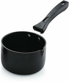 RBGIIT Aluminium, Steel Pasta Bowl Heavy Aluminium hared anodised Gas Stove comfirtable Sauce Pan,Tea pan,coffie pan Hard Anodized Sauce Pan/Tea Pan/Milk Pan