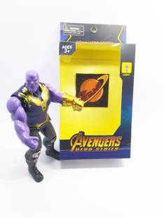 zouva Thanos II Avengers Hero-Series II Realistic & Big Built II Highly Collectible Action Figure II LED Light