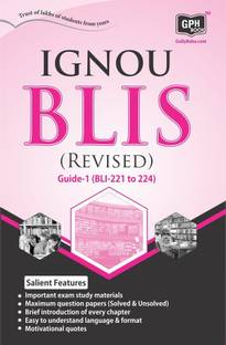 IGNOU B.LIB. GUIDE (BLI-221 to 224) (English, Paperback, GPH Panel of Experts)