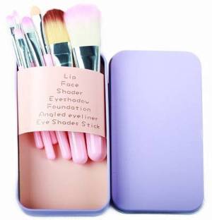 Town Huda Beauty New/Fashion/Cute 7 Makeup Foundation Powder Eyeshadow Brushes Set PINK