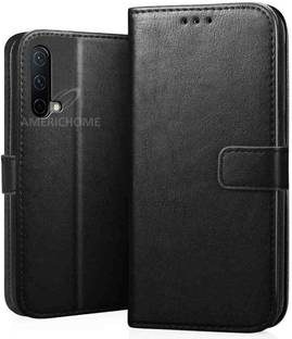 AmericHome Back Cover for OnePlus Nord CE 5G Double stitch Vintage style
