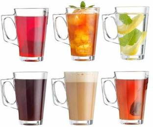GOOD TO GREAT CREATION Pack of 6 Glass COFFEE TEA CUP