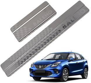 Galio Car Footsteps/Sill Guard Stainless Steel Scuff Plate for Baleno- Door Sill Plate