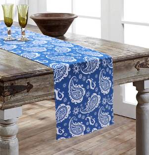 AIRWILL Blue 152 cm Reversible Table Runner