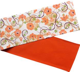 AIRWILL Orange 152 cm Reversible Table Runner
