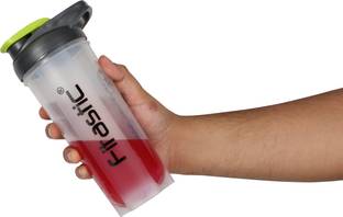 Fitastic Shaker with Blender Ball Shaker White & Green 700 ml Shaker