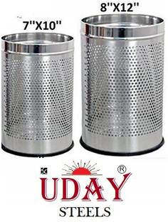 UDAY STEELS Stainless Steel Dustbin