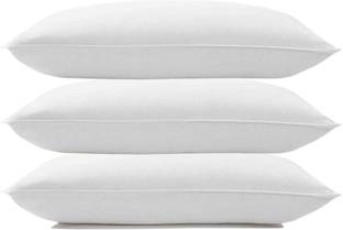 JE COMFORTS Cotton Solid Sleeping Pillow Pack of 3