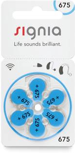 Signia Hearing Aid Battery 675- Pack of 12 Batteries 10966600-Hear.com Stethoscope Case