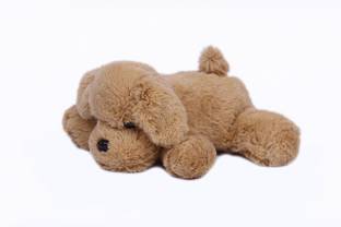 Besties Dog Stuffed Soft Plush Toy, Brown Lazy Dog - 20 cm  - 10 cm