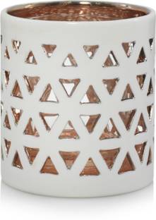 Yankee Candle Belmont White Ceramic Tea Light Votive Holder Candle