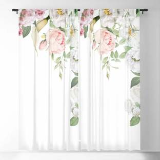 s23 214 cm (7 ft) Polyester Room Darkening Door Curtain (Pack Of 2)