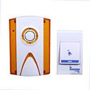 AJ Wireless Cordless Calling Remote Door Bell for Home/Office/Warehouse/Factories - Color and Design May Vary - Set of 1 Wired Door Chime