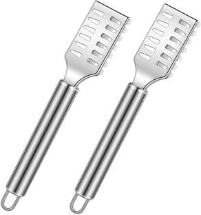 S.B.ANJALI Stainless Steel Fish Scale Remover Fish Scaler Scraper Kitchen Tool (2Pcs) Fish Scaler