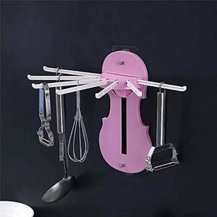 maa creation 7 in 1 Pull Type Hanger, Multifunctional Retractable Wall-Mounted Pull-Out Rack Hook 7