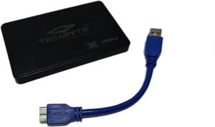 TERABYTE USB 3.0 External Hard Drive Enclosure Case for Laptop Hard Disks HDD/SSD 2 in 1 Laptop Casing 2.5" Enclosure Case Cover SATA (Color May Vary) 2.5 inch LAPTOP CASING