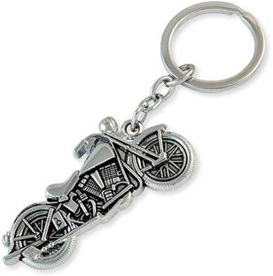 madwolf Chrome Plated Bike Key Chain Ring Key Chain