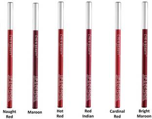 L'YON BEAUTY LIP & EYELINER PENCIL 6pes (L400011-RED)