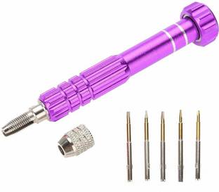 WOWSOME Screwdriver Set, Screwdriver Handle With 5 Bits Repair and Opening Tool Kit for Laptop, Cell Phone, Glasses, Watch, Electronic Toys and Other Electronics Devices Precision Screwdriver Set