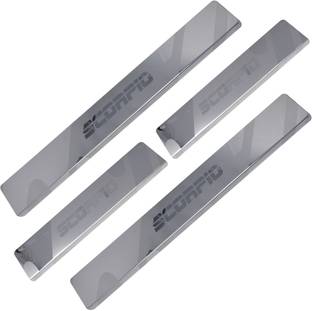 Galio Car Footsteps/Sill Guard Stainless Steel Scuff Plate for Scorpio- Door Sill Plate