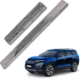 Galio Car Footsteps/Sill Guard Stainless Steel Scuff Plate for Safari- Door Sill Plate