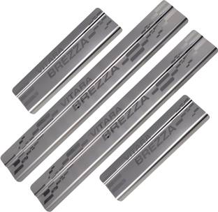 Galio Car Footsteps/Sill Guard Stainless Steel Scuff Plate for Vitara Brezza Ldi- Door Sill Plate