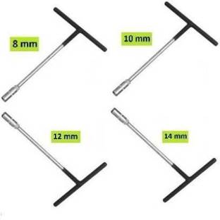 ATOOLS Mechanical Tool Kit Set For Home And Office T Spanner 8MM,10 MM,12MM, 14MM Single Sided T Type Wrench
