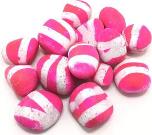 Artifii Pebble Stones Pink Regular Asymmetrical Sandstone Pebbles