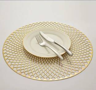 DELHI PVC CORP Round Pack of 6 Table Placemat