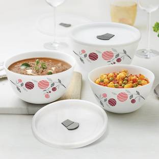 Larah by Borosil Opalware Mixing Bowl Dahlia